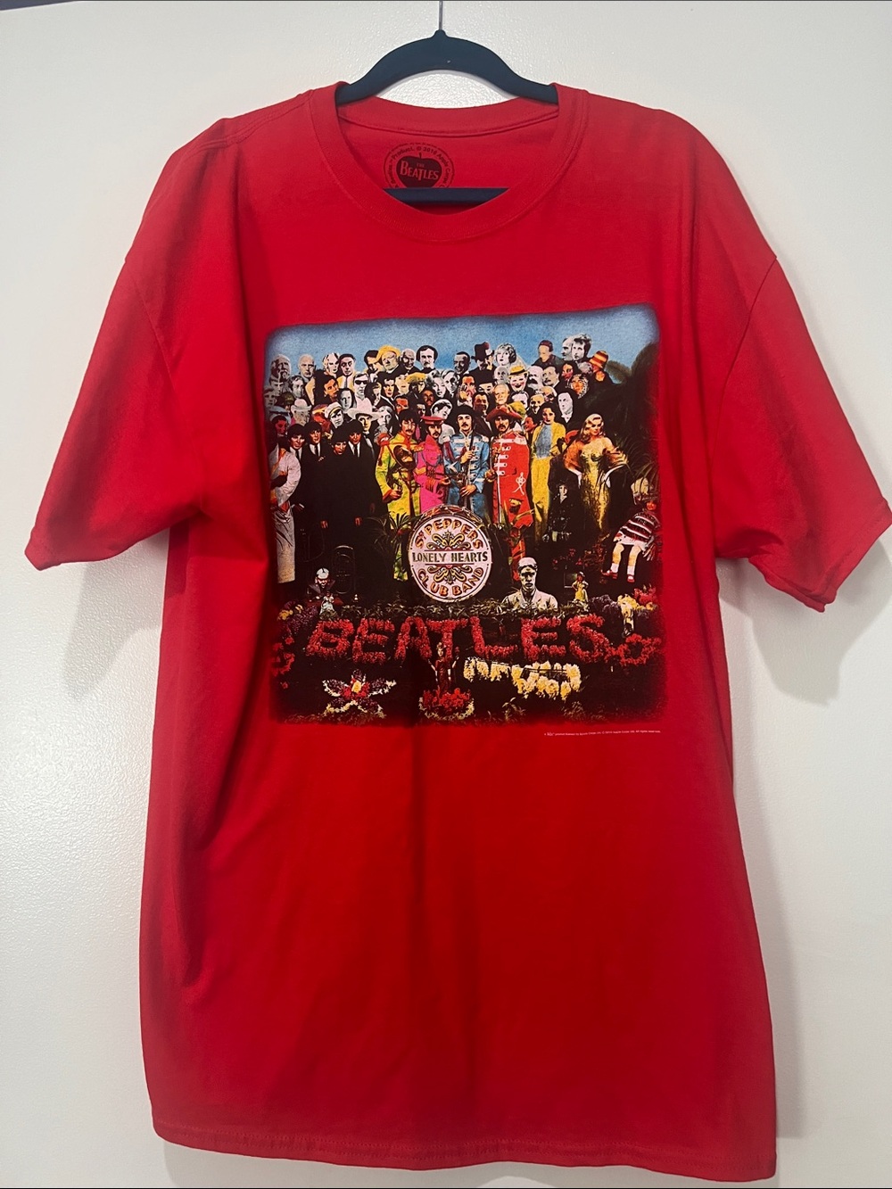 The Beatles Red Sgt. Pepper Graphic Tee XL
